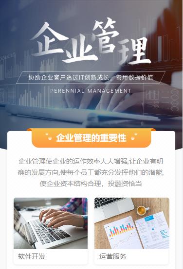 迭部企业管理小程序开发